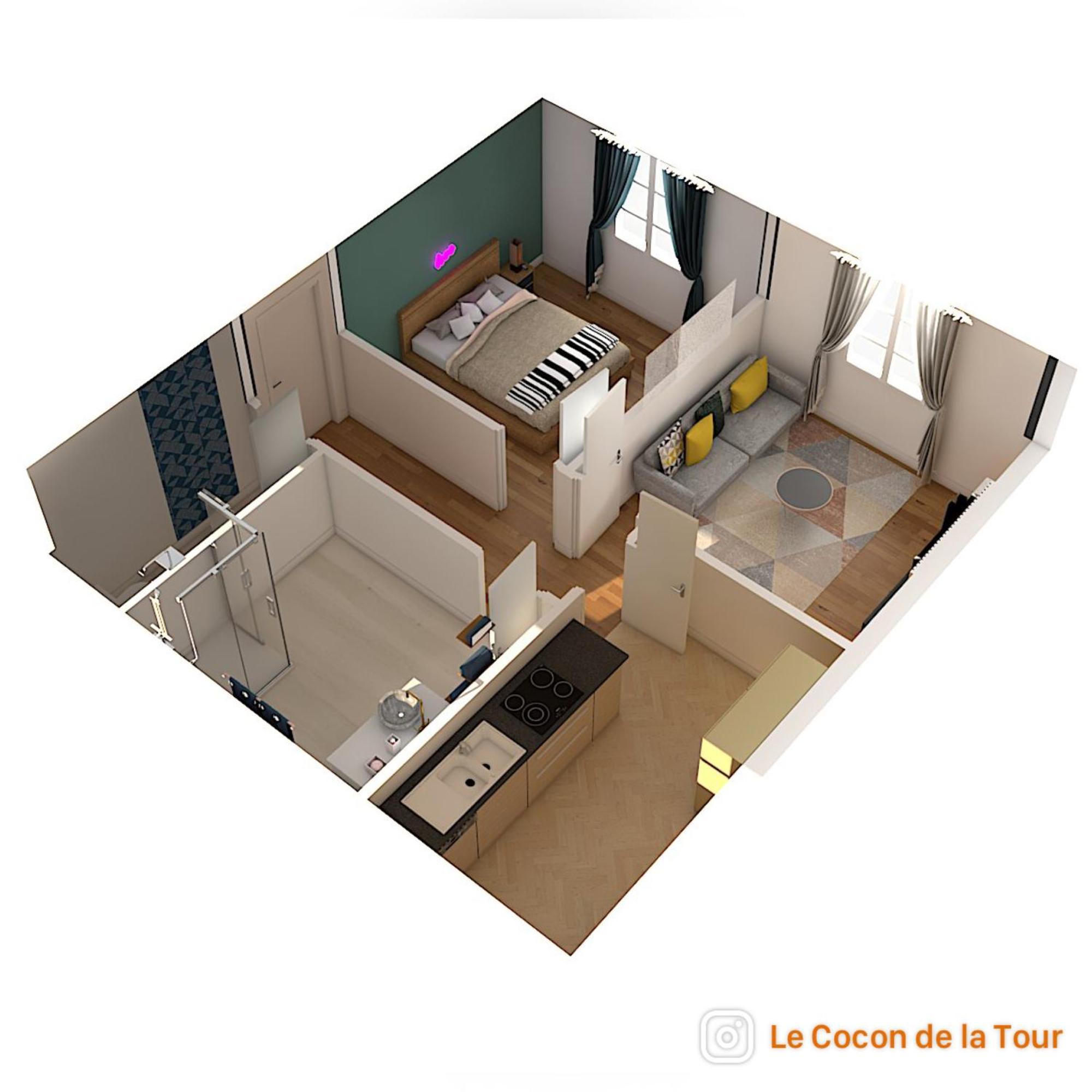 Le Cocon De La Tour -Vip-Compiegne-Hyper Centreアパートメント エクステリア 写真